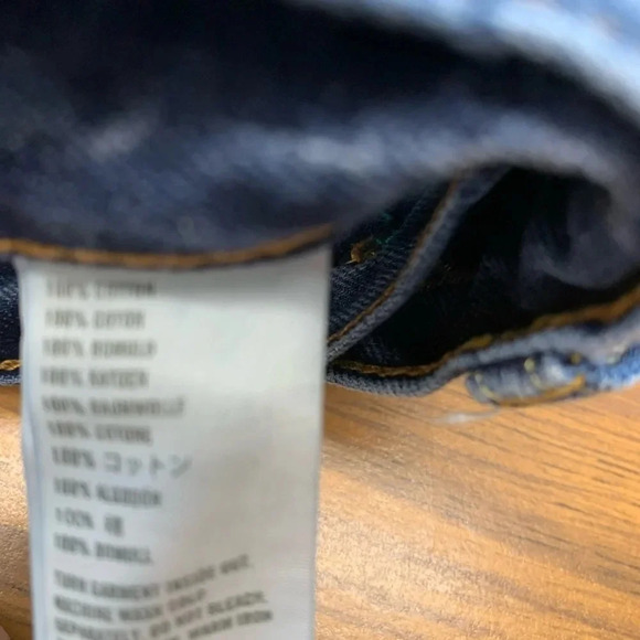 Hollister Mens Jeans 29/30 Straight Leg Blue Medium Wash Distress Pockets - Picture 7 of 9